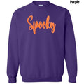 Orange Spooky Fluffy Patch Sweatshirt T-Shirts, Hoodie | RetroVerseTees.com