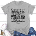 A Girl Who Really Loved Dogs And Tattoos Apparel, Printed In The USA, Tee / Tank / V Neck Gray / White / Blue / Hot Pink...