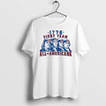 Original 1776 First Team All Americans Founding Fathers Patriotic White Tshirts