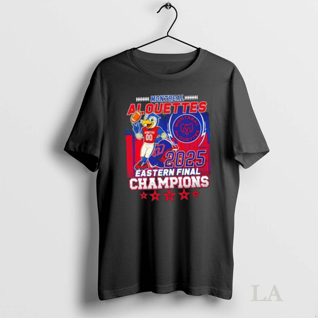 Original 2025 Eastern Final Champions Montreal Alouettes Mascot 2 Sided