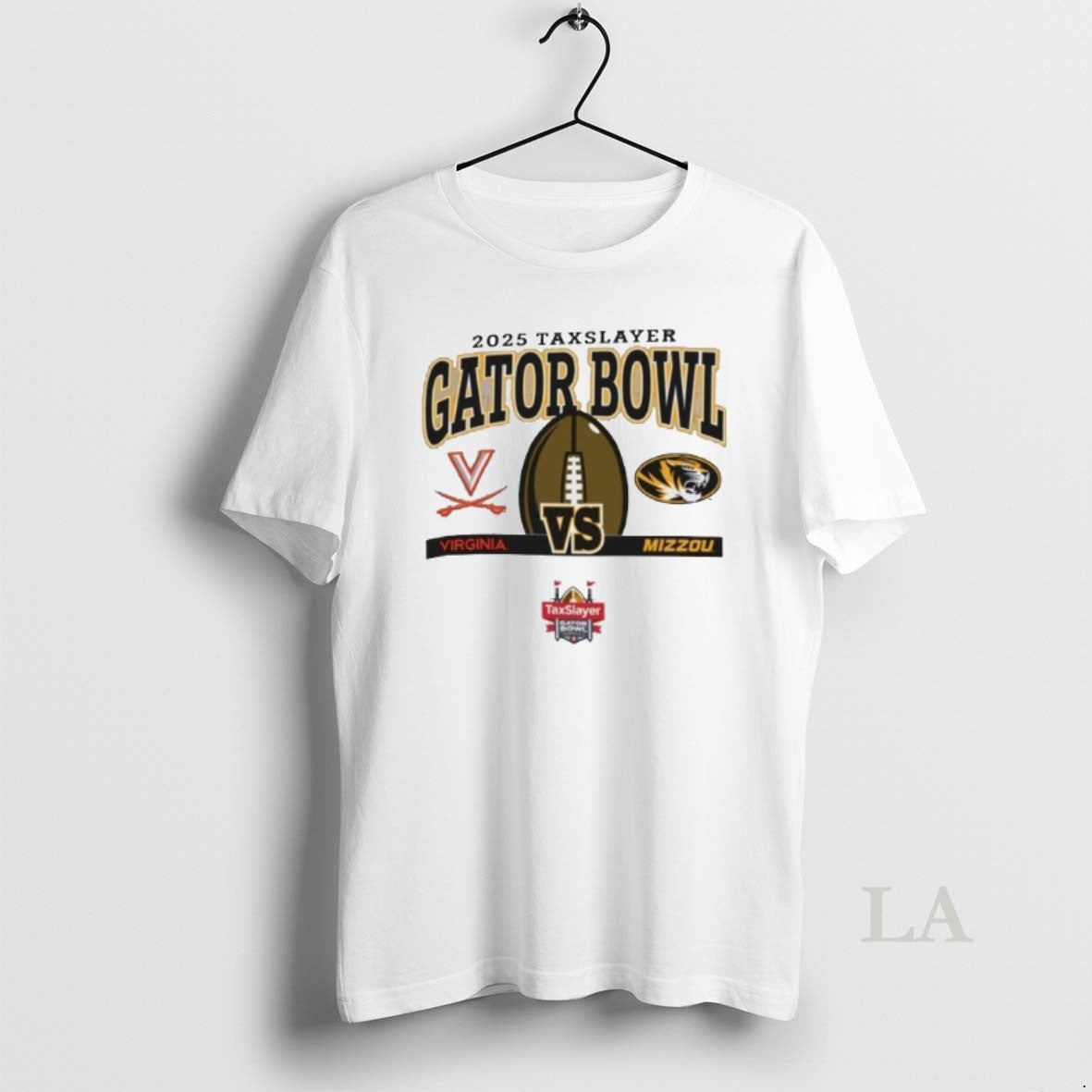Original 2025 Taxslayer Gator Bowl Virginia Cavaliers Vs Mizzou Tigers Logo T-Shirts, Hoodie, Sweatshirt | RetroVerseTees.com