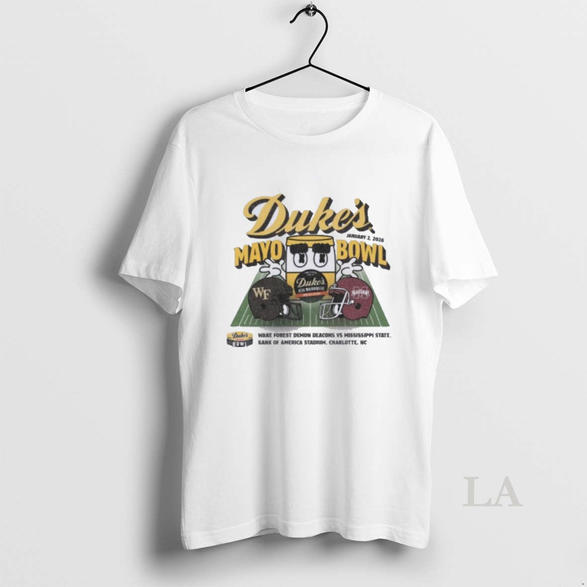Original 2026 Dukes Mayo Bowl 2 Team Wake Forest Vs Mississippi State T-Shirts, Hoodie, Sweatshirt | RetroVerseTees.com