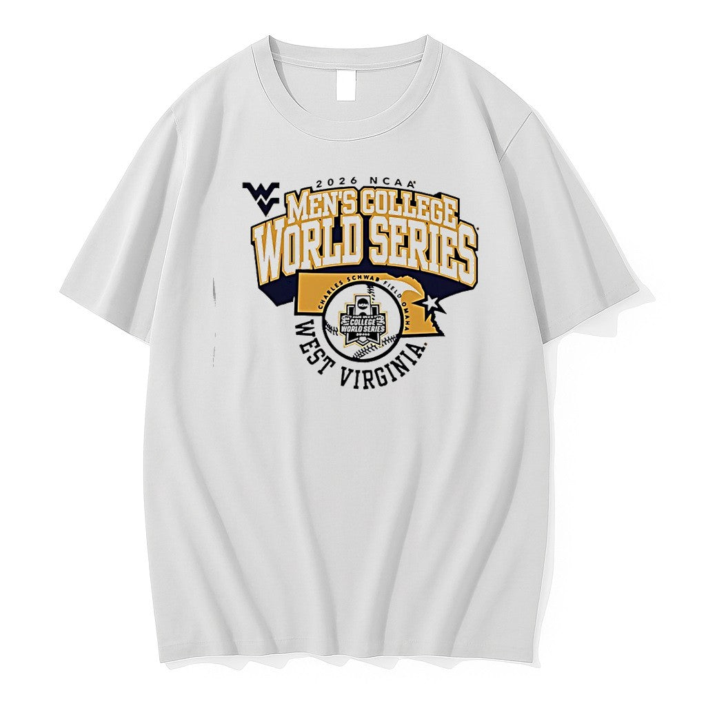 Original 2026 Ncaa College World Series Bound West Virginia Mountaineers Baseball Tshirts