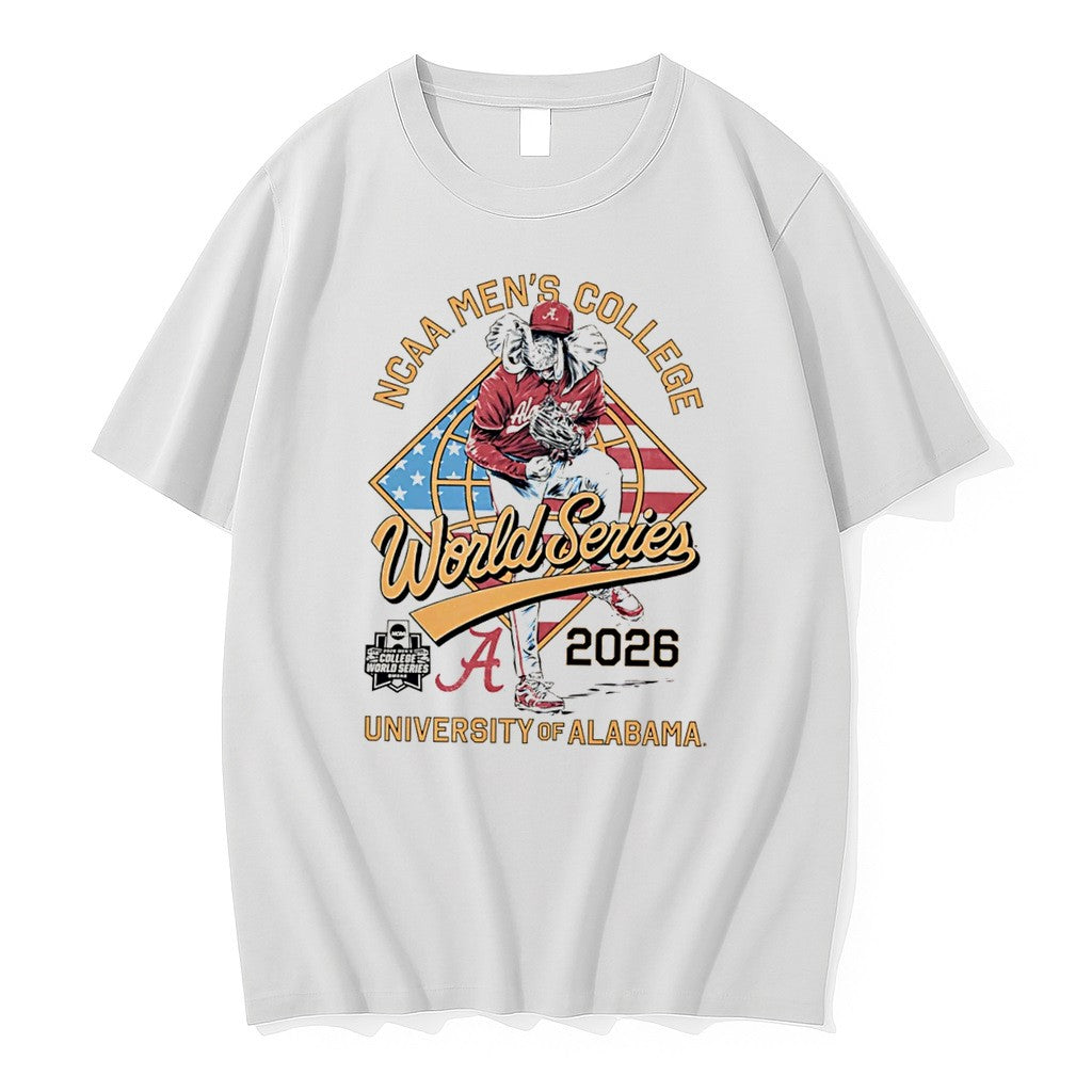 Original Alabama Baseball Ncaa Mens College World Series 2026 Tee Tshirts Jpg