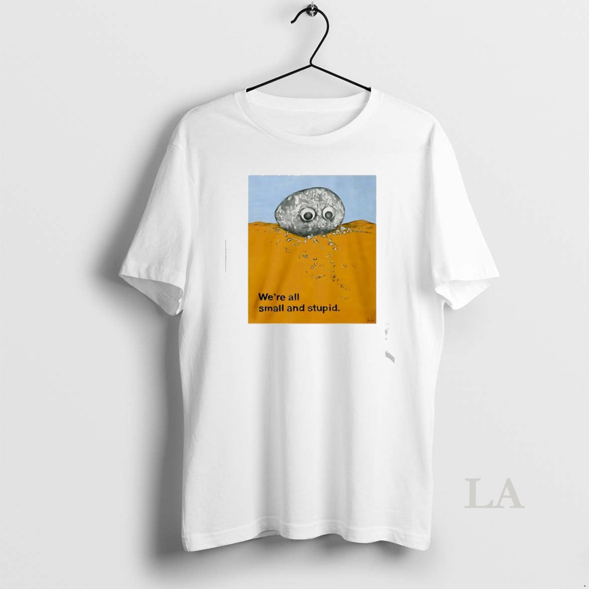 Original Alex Rochon Wearing Were All Small And Stupid T-Shirts, Hoodie, Sweatshirt | RetroVerseTees.com