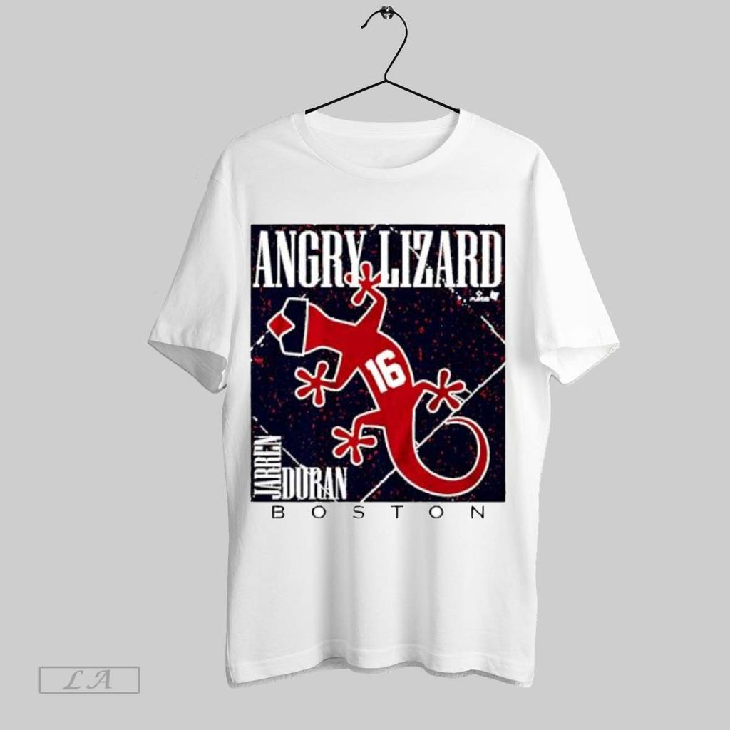 Original Angry Lizard Jarren Duran 16 Boston Red Sox Baseball Graphic
