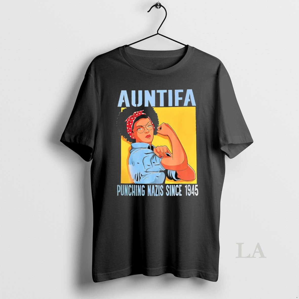 Original Auntifa Punching Nazis Since 1945 T-Shirts, Hoodie, Sweatshirt | RetroVerseTees.com