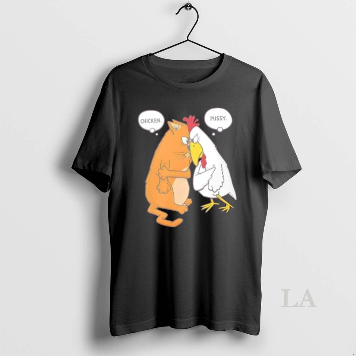 Original Cat And Chicken Insult Wordplay T-Shirts, Hoodie, Sweatshirt | RetroVerseTees.com