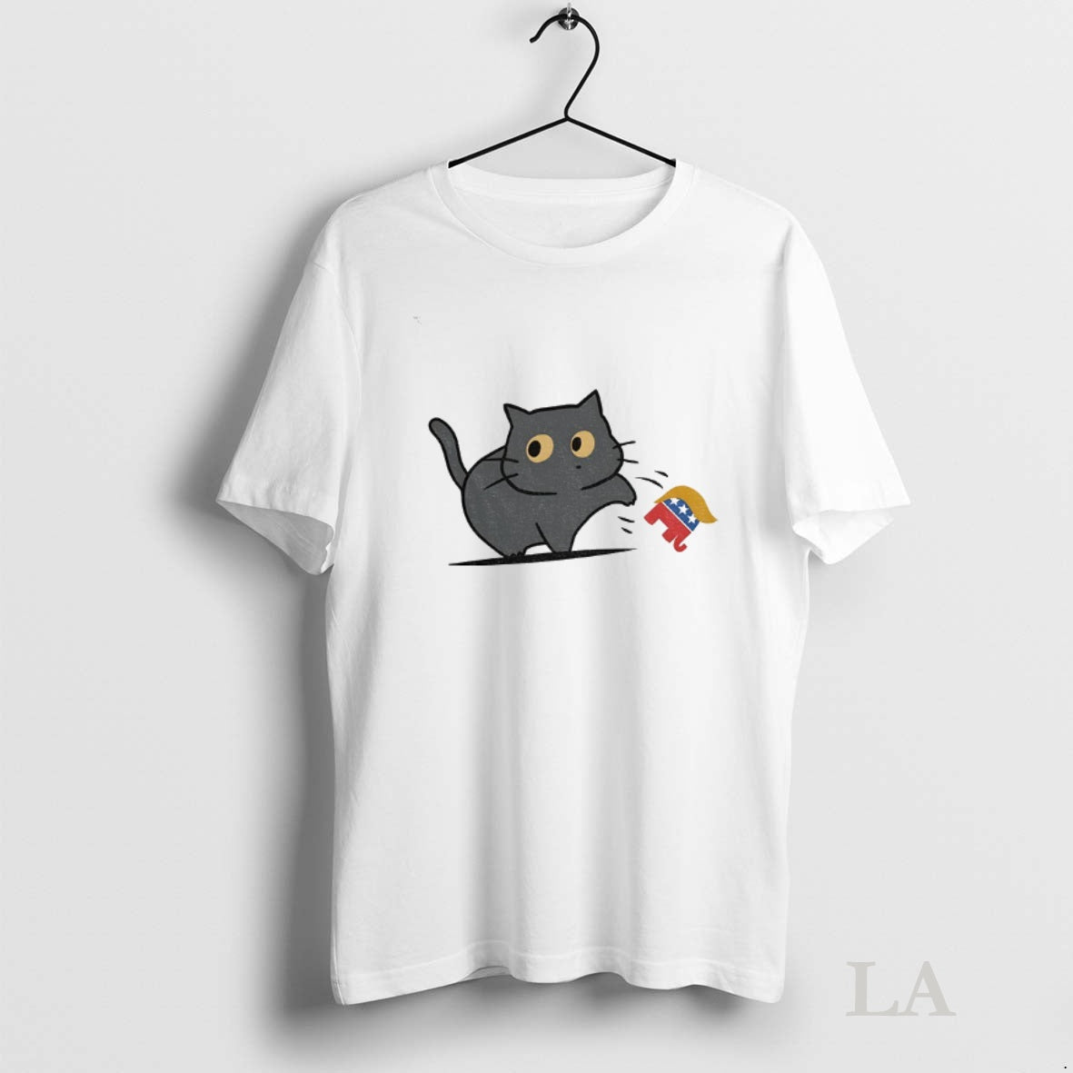 Original Cat Knocking Donald Trump Elephant Republican Party Trump