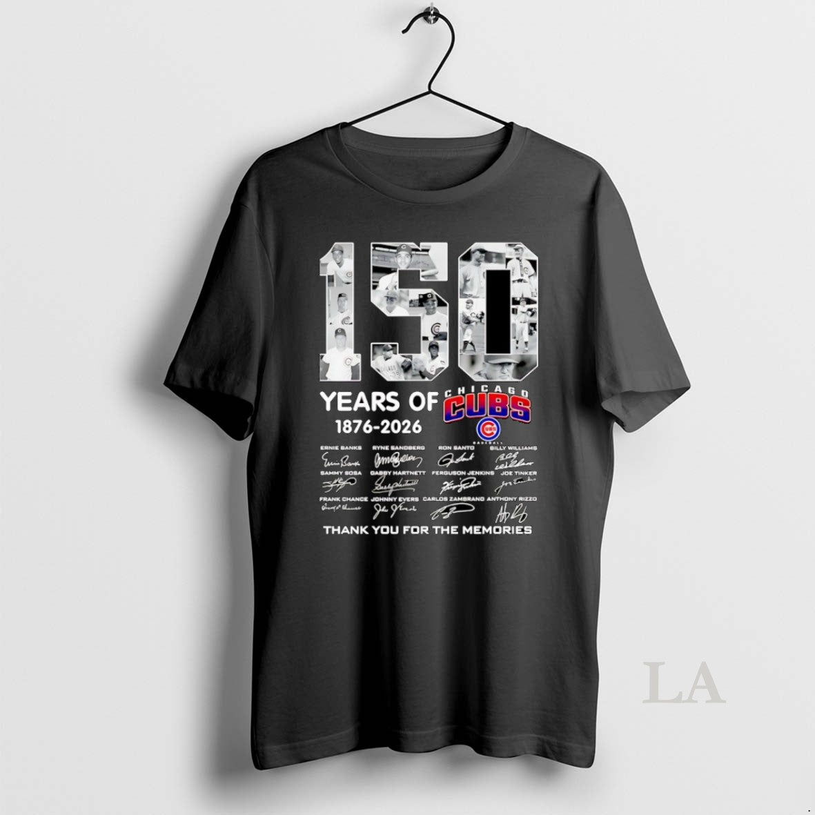 Original Chicago Cubs 150 Years 1876 2026 Thank You For The Memories Signature T-Shirts, Hoodie, Sweatshirt