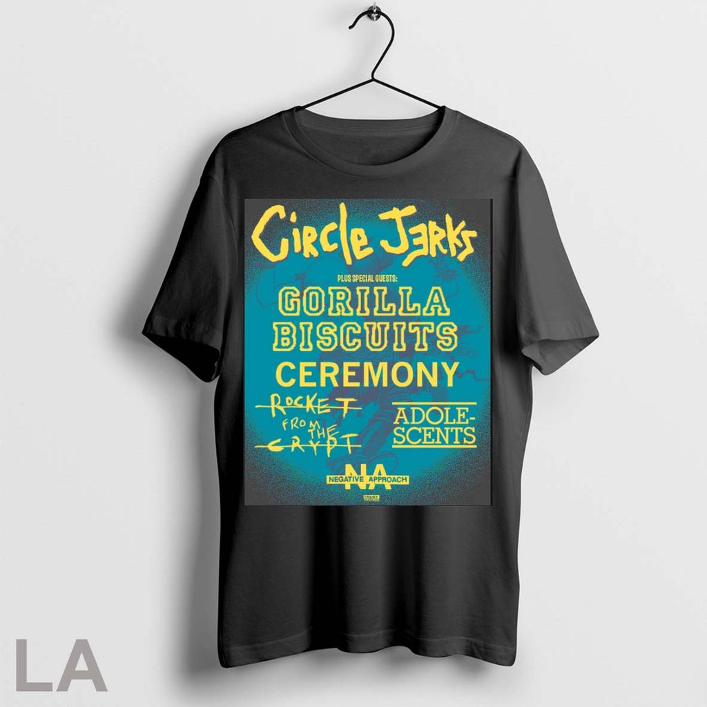 Original Circle Jerks Gorilla Biscuits Ceremony Rocket From The Crypt Adolescents And Negative Approach 2025
