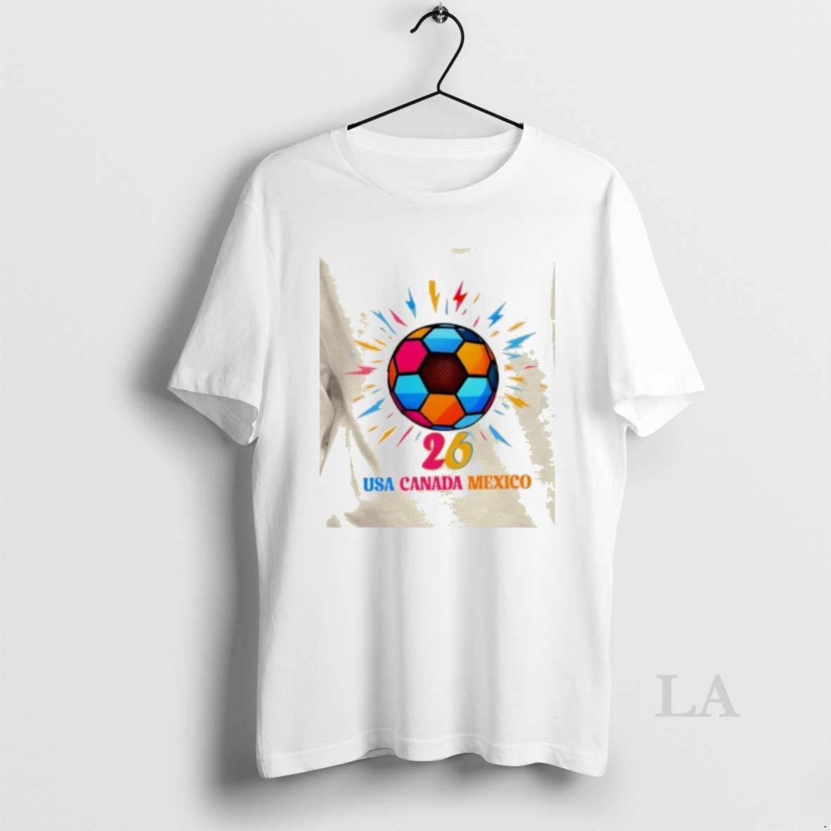 Original Colorful Soccer Ball Usa Canada Mexico 2026 T-Shirts, Hoodie, Sweatshirt | RetroVerseTees.com