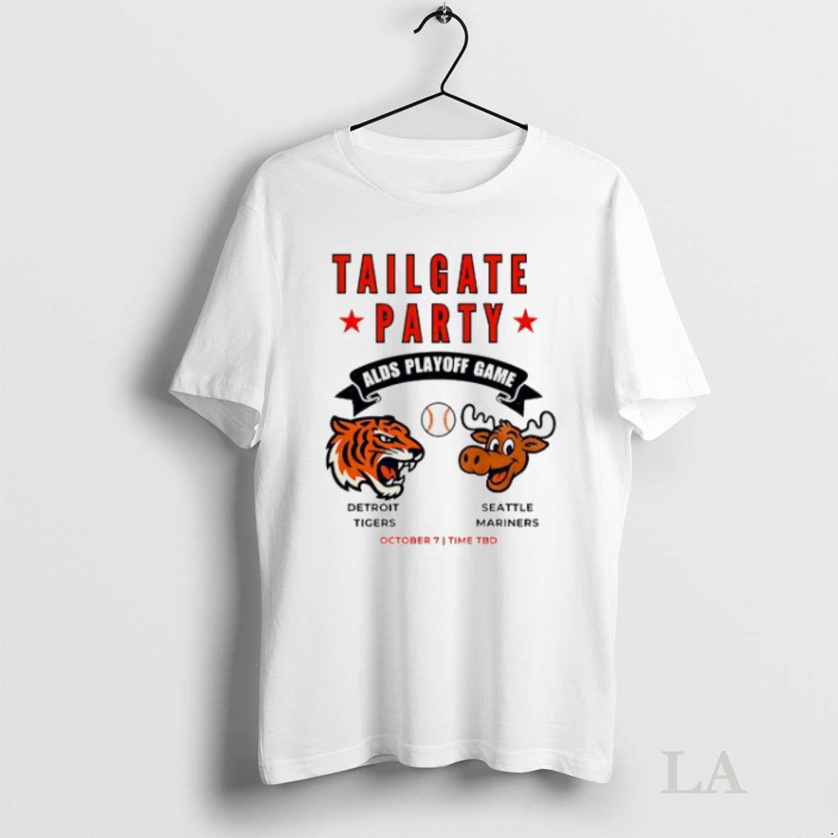 Original Detroit Tigers Vs Seattle Mariners Alds Tailgate Party Playoff Game