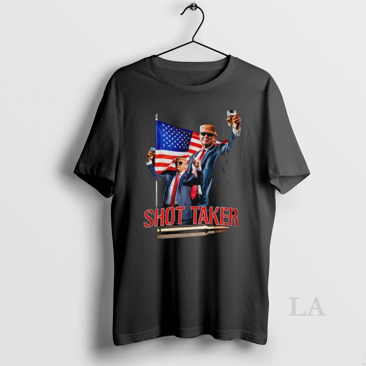Original Donald Trump Shot Taker American Flag Political