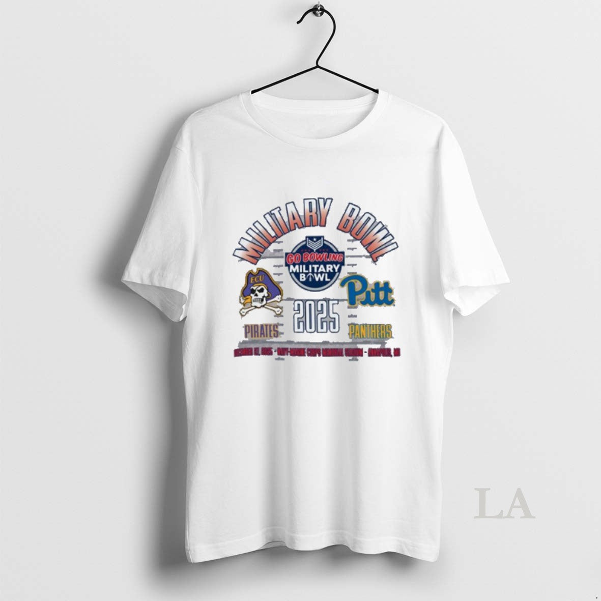 Original Ecu Pirates Vs Pitt Panthers 2025 Military Bowl Matchup T-Shirts, Hoodie, Sweatshirt | RetroVerseTees.com
