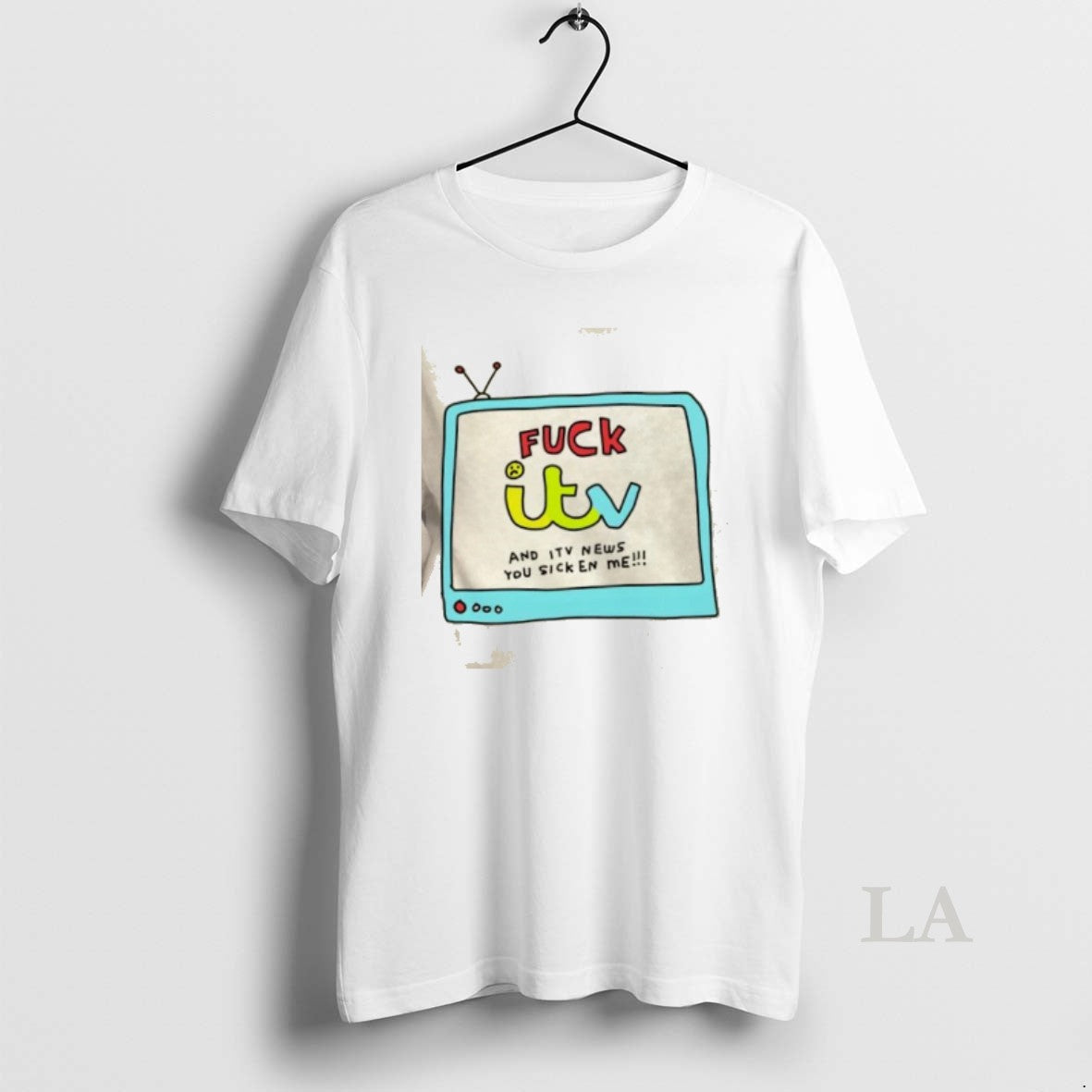 Original Fuck Itv And Itv News You Sicken Me T-Shirts, Hoodie, Sweatshirt | RetroVerseTees.com