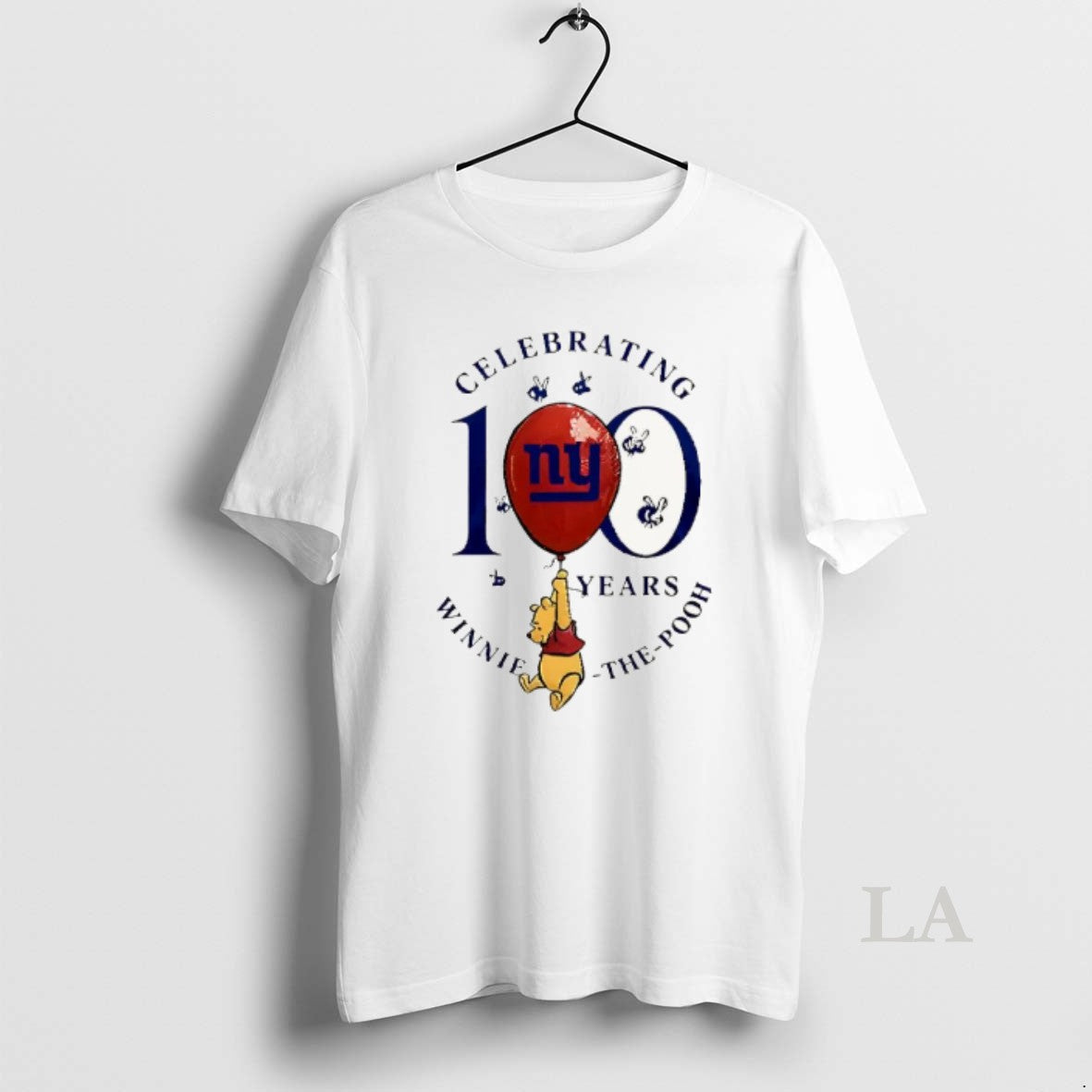 Original Funny New York Giants X Winnie The Pooh 100th Anniversary T-Shirts, Hoodie, Sweatshirt | RetroVerseTees.com