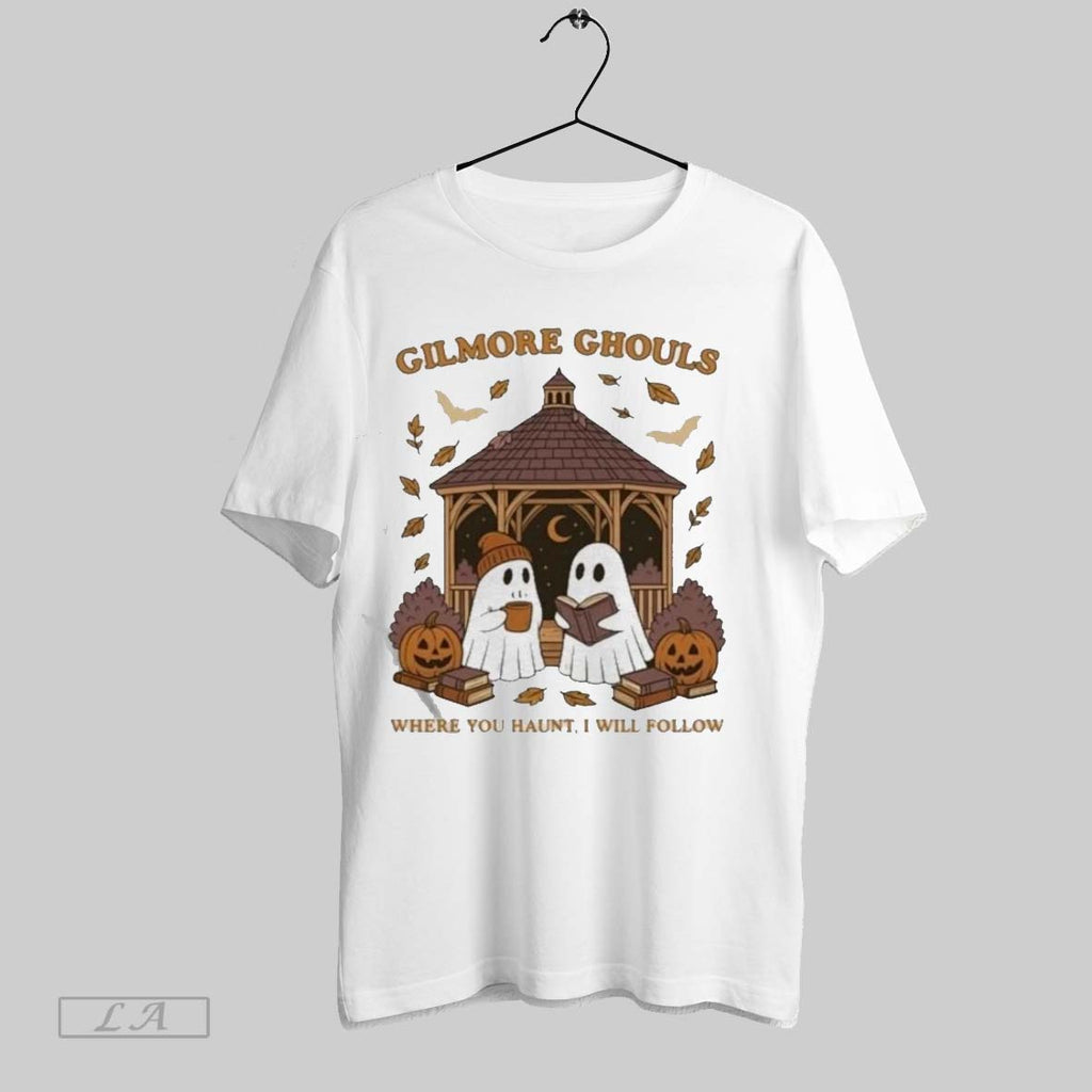 Original Gilmore Ghouls Halloween Cute Ghosts Pumpkin Fall Coffee