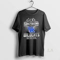 Original God First Family Second Then Kentucky Wildcats School Cross