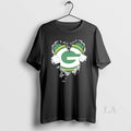 Original Green Bay Packers Rip The Chest Forever In My Heart T-Shirts, Hoodie, Sweatshirt | RetroVerseTees.com