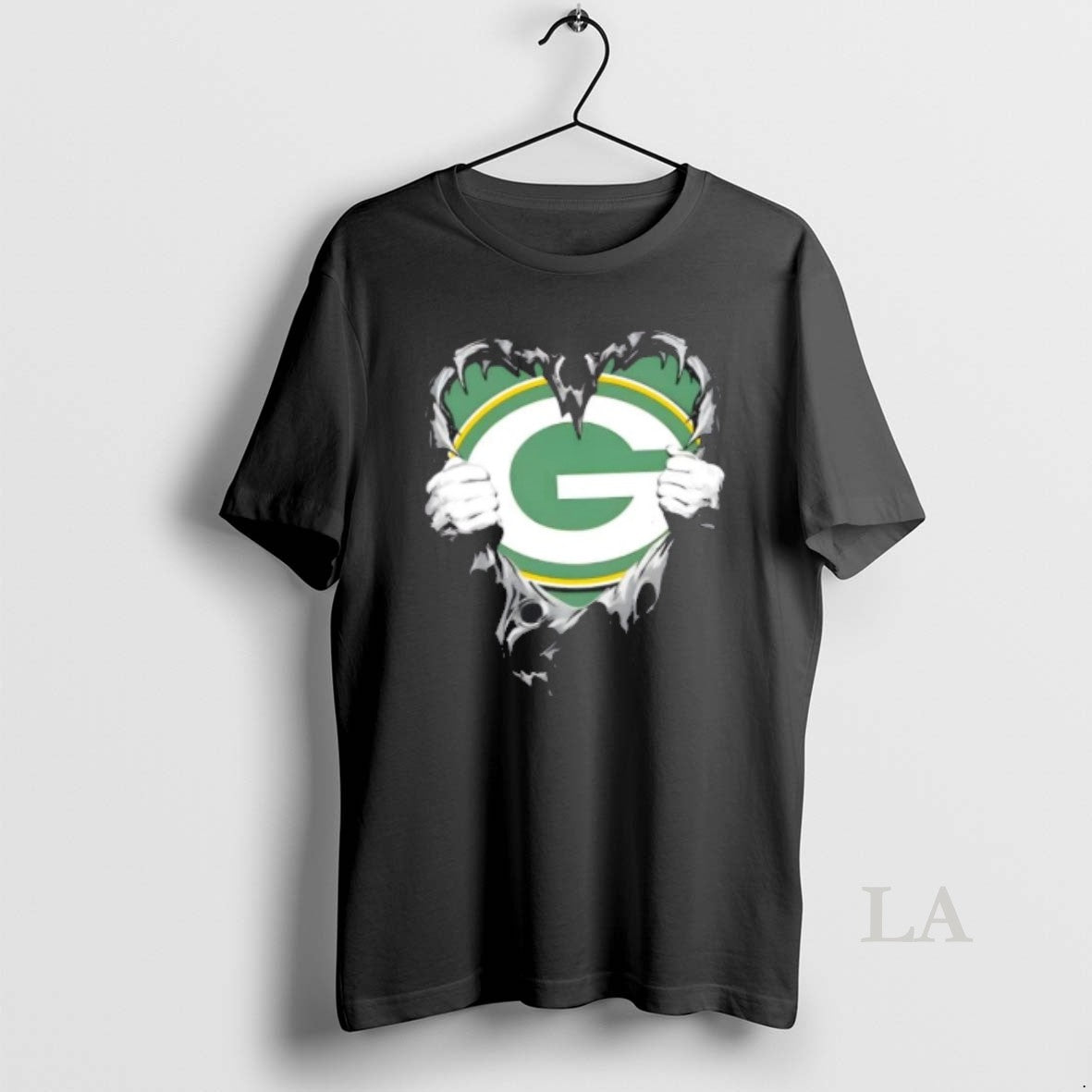 Original Green Bay Packers Rip The Chest Forever In My Heart T-Shirts, Hoodie, Sweatshirt | RetroVerseTees.com