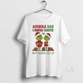Original Grinch Santa Asshole Dad And Smartass Daughter Best Friends For Life Christmas T-Shirts, Hoodie, Sweatshirt