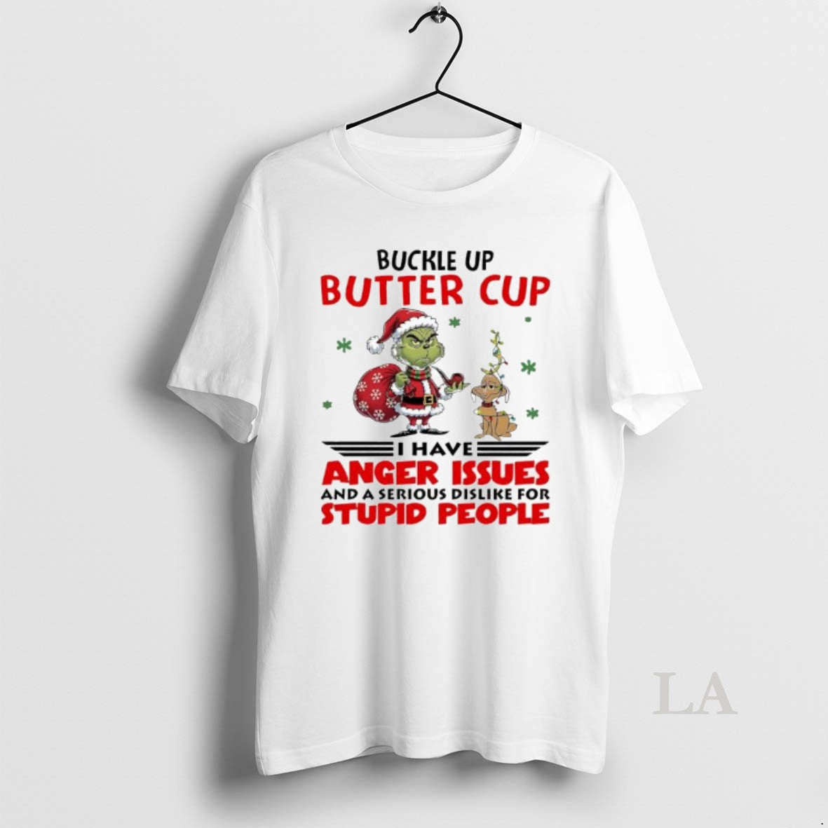 Original Grinch And Dog Max Buckle Up Butter Cup T-Shirts, Hoodie, Sweatshirt | RetroVerseTees.com