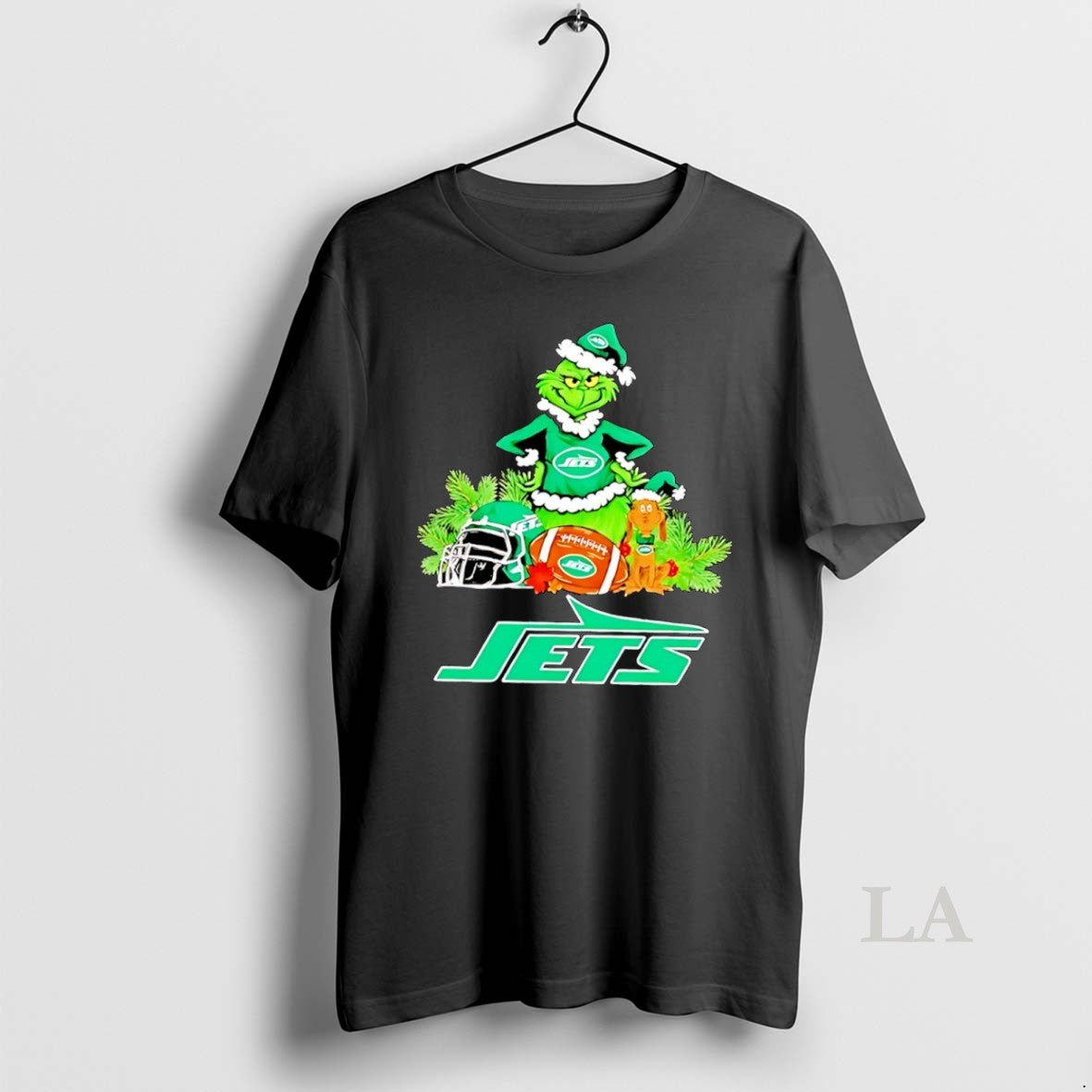 Original Grinch And Max Dog New York Jets Football Merry Christmas T-Shirts, Hoodie, Sweatshirt | RetroVerseTees.com