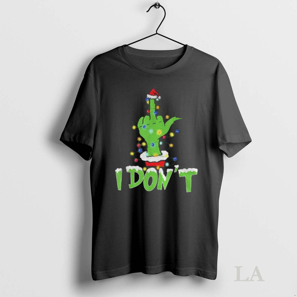 Original Grinch Middle Finger I Dont Merry Christmas