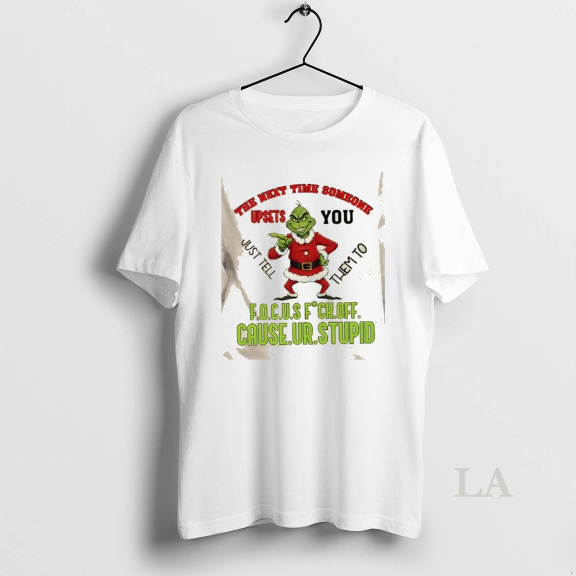 Original Grinch The Next Time Someone Upsets You Just Tell Them To F O T-Shirts, Hoodie, Sweatshirt | RetroVerseTees.com
