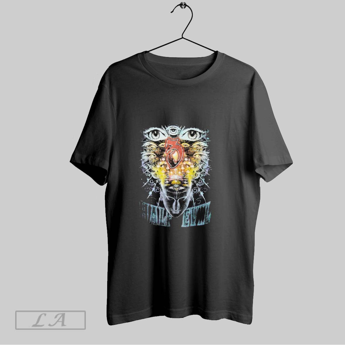 Original Half Evil 333 Open Your Eyes T Shirts