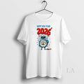 Original Happy New Year 2026 Oclock T-Shirts, Hoodie, Sweatshirt | RetroVerseTees.com
