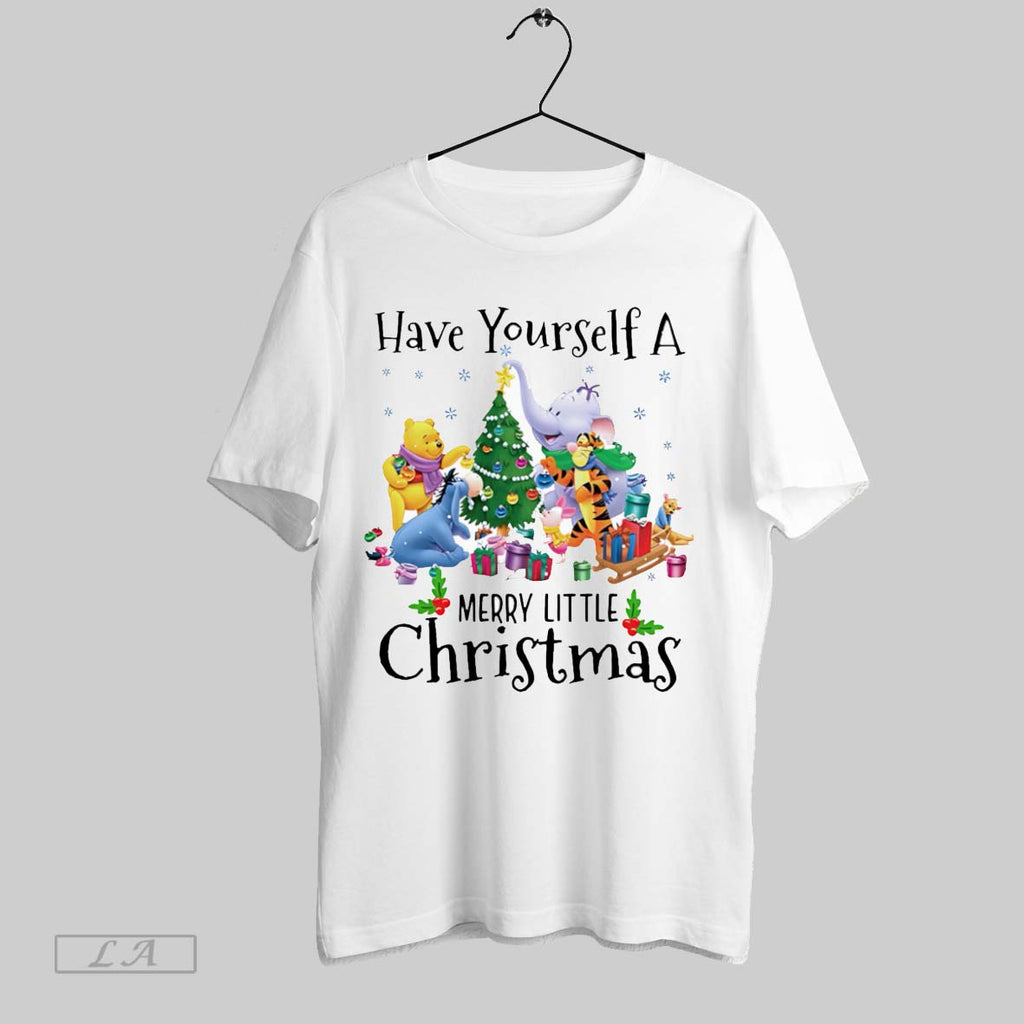 Original Have Yourself Merry Little Christmas Pooh And Friends