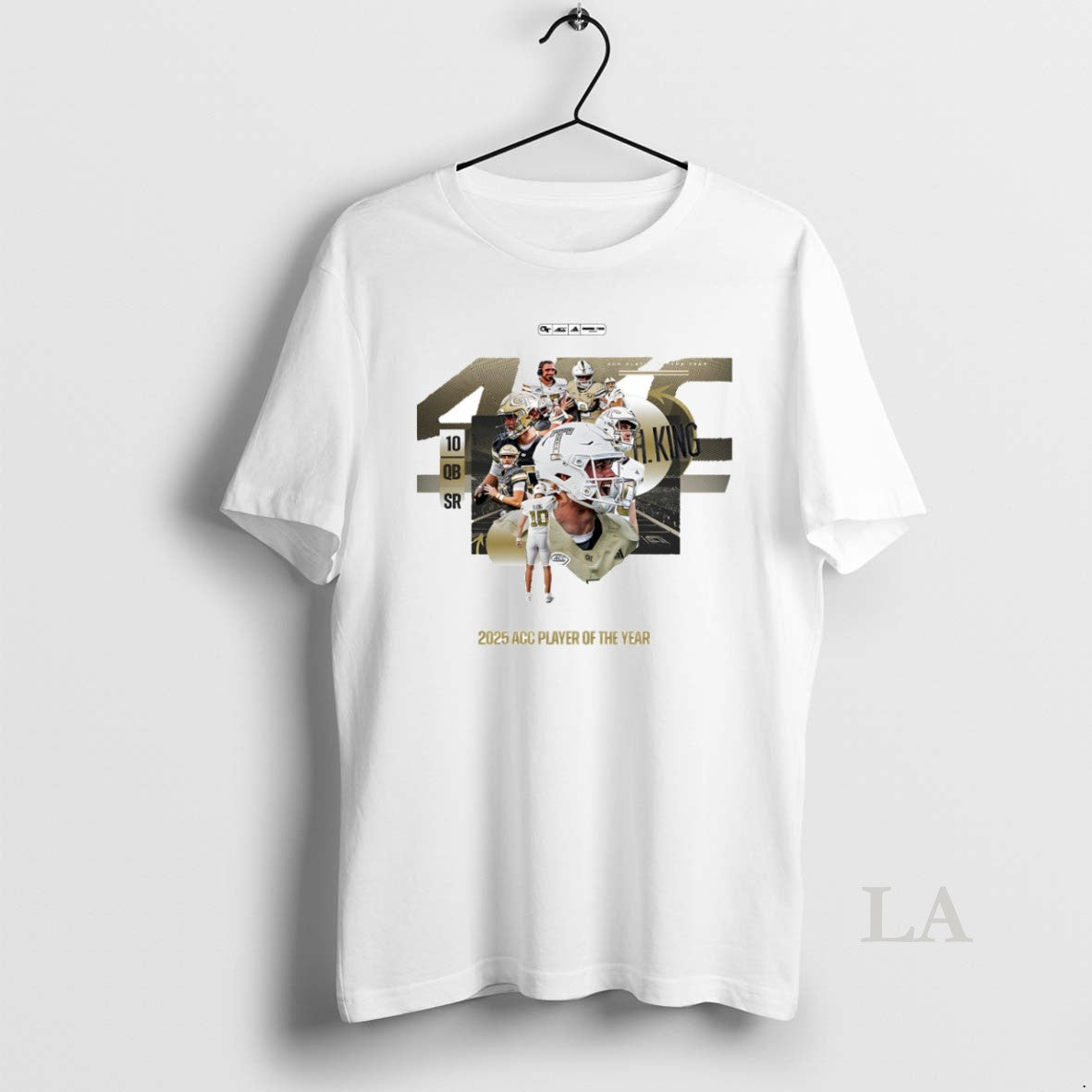 Original Haynes King Georgia Tech Yellow Jackets 2025 Acc Player Of The Year Circle T-Shirts, Hoodie, Sweatshirt