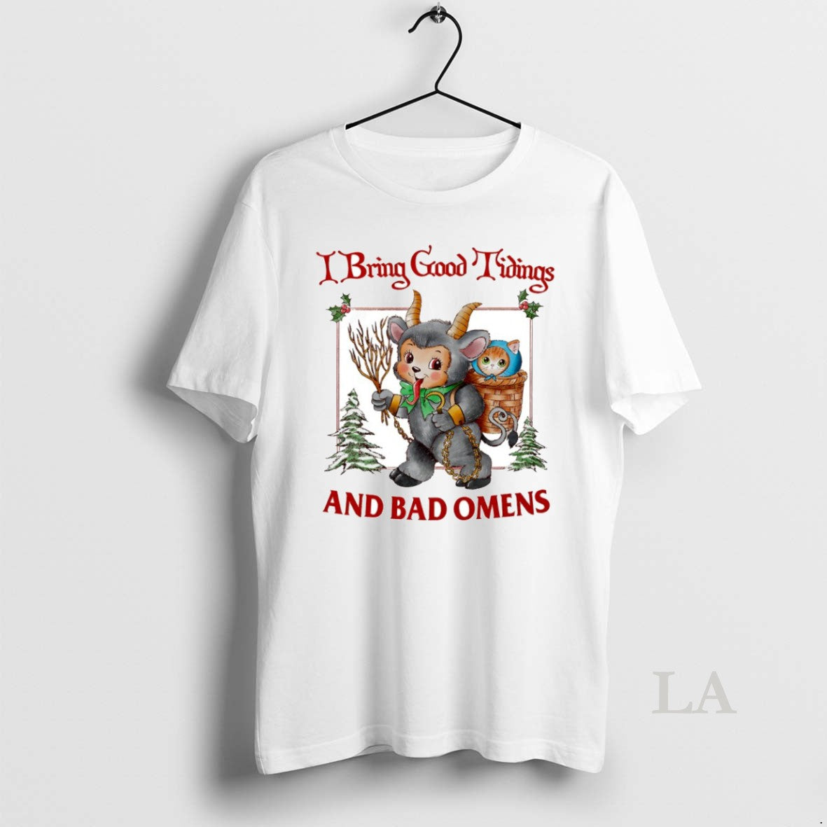 Original I Bring Good Tidings And Bad Omens Circle T-Shirts, Hoodie, Sweatshirt | RetroVerseTees.com
