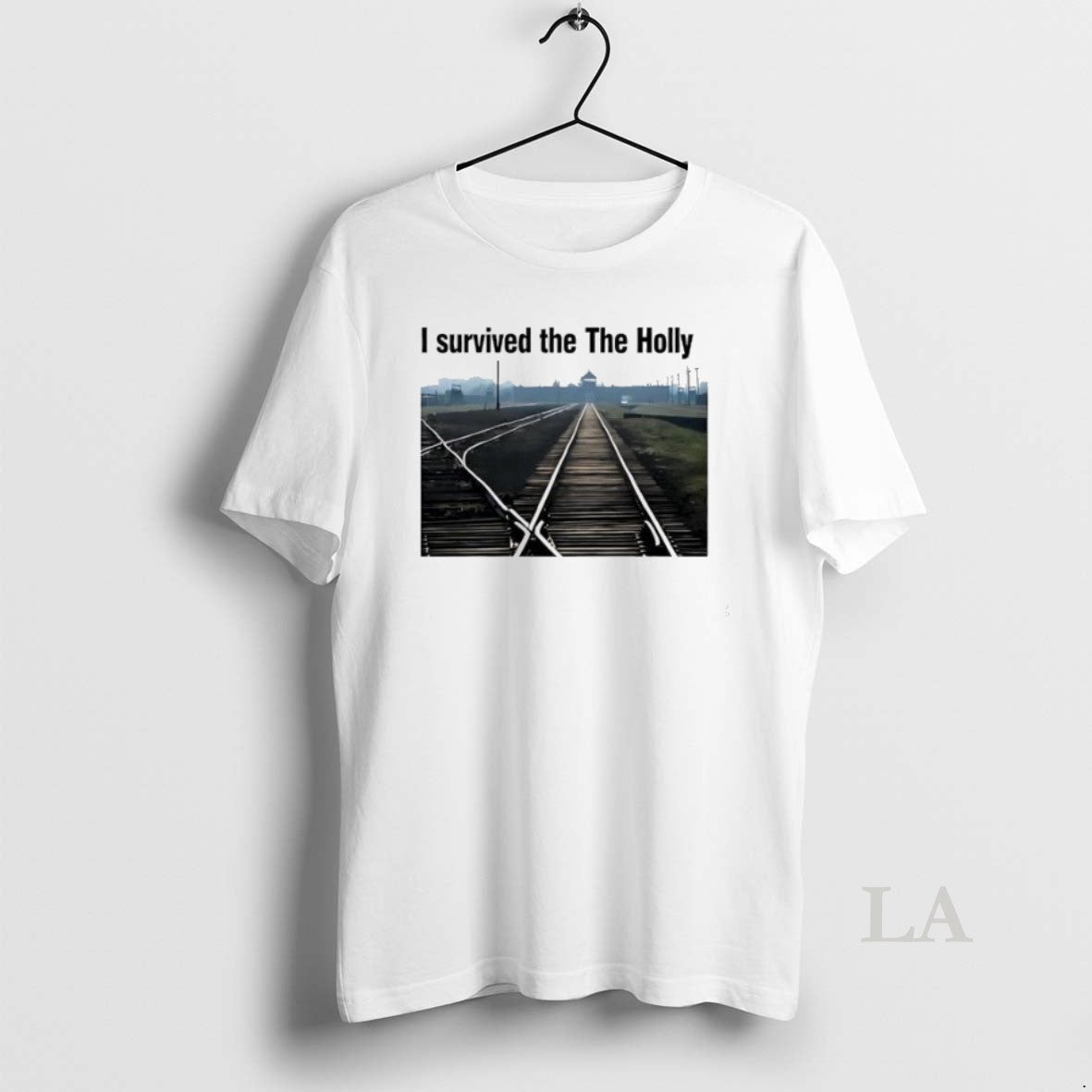 Original I Survived The The Holly Grok Train Tracks Womens T-Shirts, Hoodie, Sweatshirt | RetroVerseTees.com