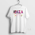 Original Ibiza Floral Text Summer Beach Vacation T-Shirts, Hoodie, Sweatshirt | RetroVerseTees.com