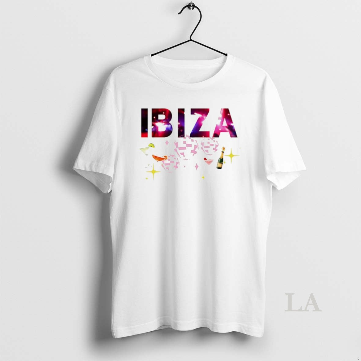 Original Ibiza Floral Text Summer Beach Vacation T-Shirts, Hoodie, Sweatshirt | RetroVerseTees.com