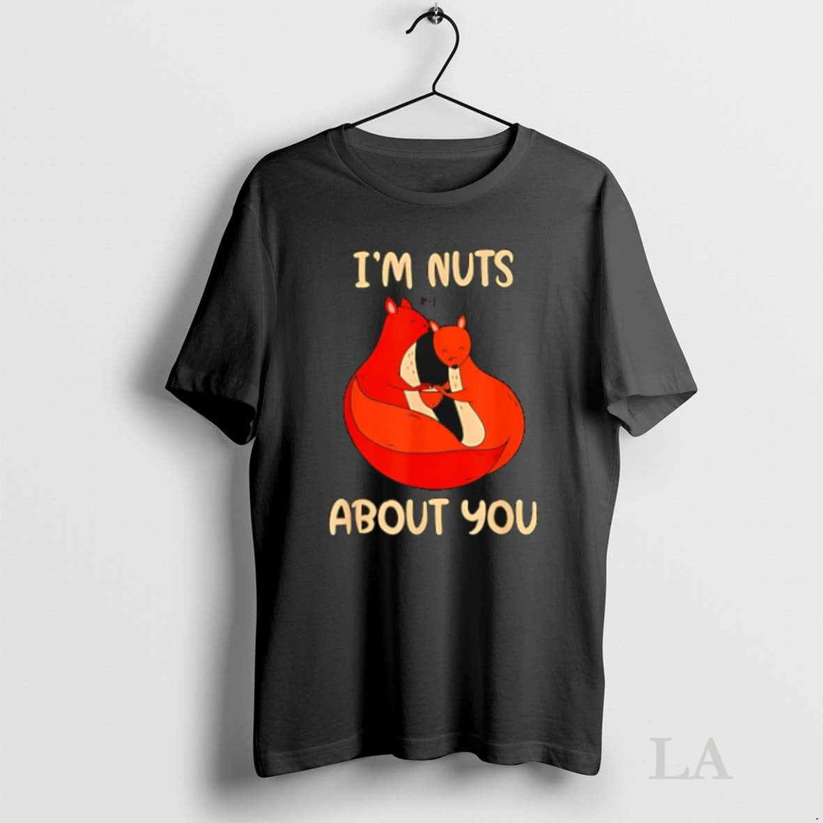 Original Im Nuts About You Valentines Day Squirrels Nut