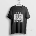 Original Im A Mechanik Mekhanic Mehanick I Fix Cars Letter T-Shirts, Hoodie, Sweatshirt | RetroVerseTees.com