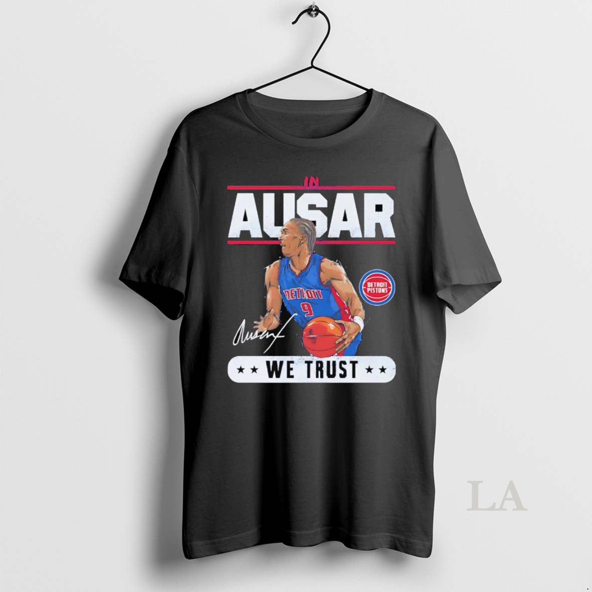 Original In Ausar Thompson We Trust Detroit Pistons T-Shirts, Hoodie, Sweatshirt | RetroVerseTees.com