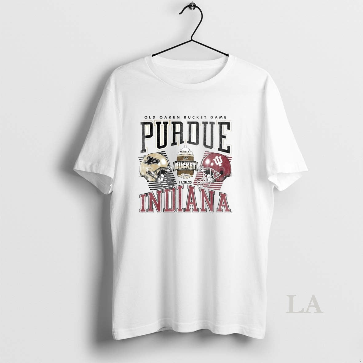 Original Indiana Vs Purdue 2025 Old Oaken Bucket Helmet Matchup T-Shirts, Hoodie, Sweatshirt | RetroVerseTees.com