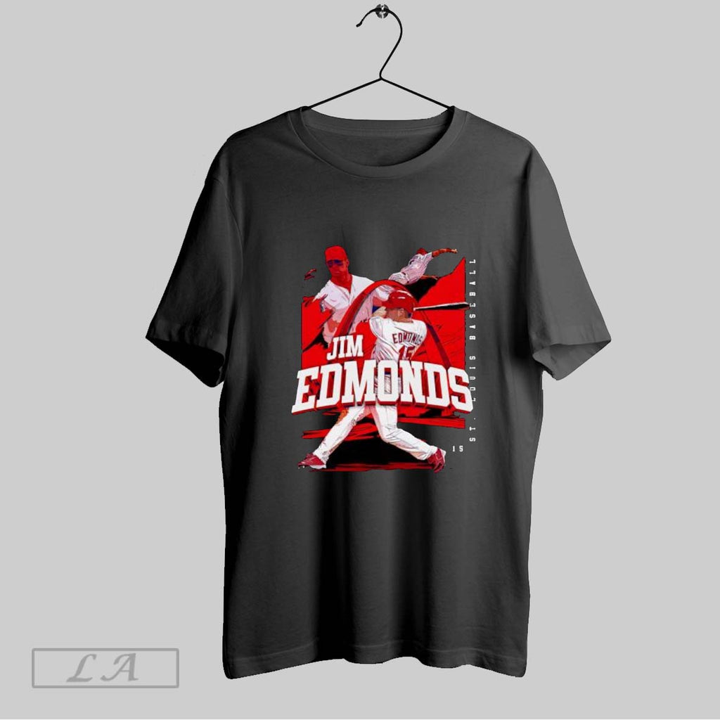 Original Jim Edmonds St Louis Player Name Graphic T Shirt