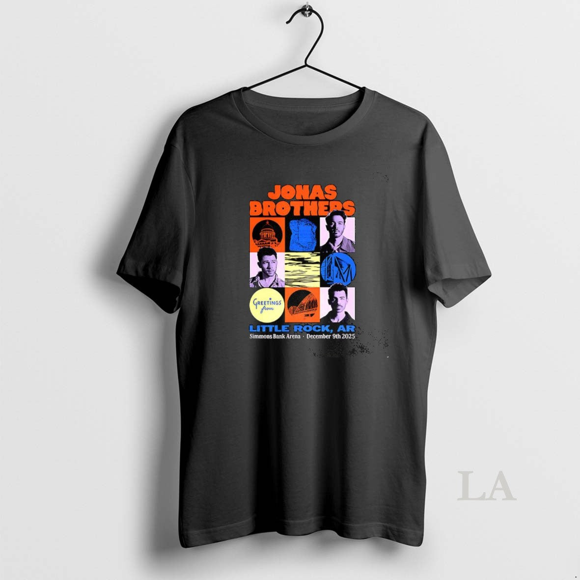 Original Jonas Little Rock Arkansas Simmons Bank Arena 2025 T-Shirts, Hoodie, Sweatshirt | RetroVerseTees.com