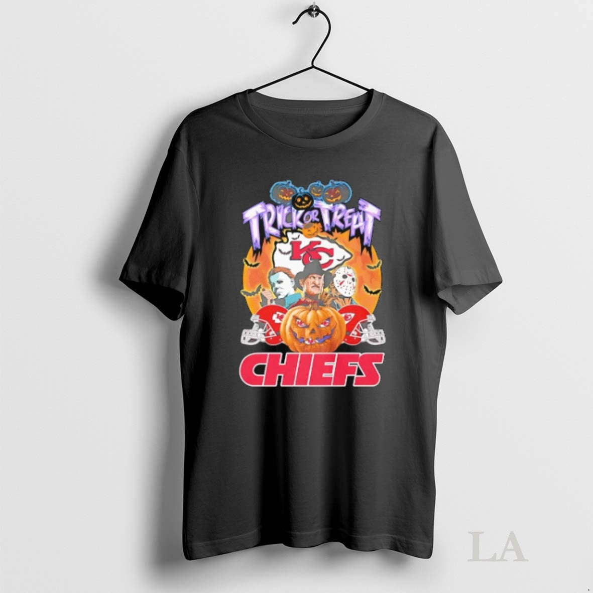 Original Kansas City Chiefs X Michael Myers Freddy Krueger And Jason Voorhees Trick Or Treat