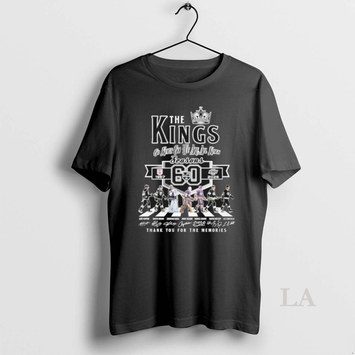 Original Los Angeles Kings Abbey Road 60 Seasons Go Kings T-Shirts, Hoodie, Sweatshirt | RetroVerseTees.com