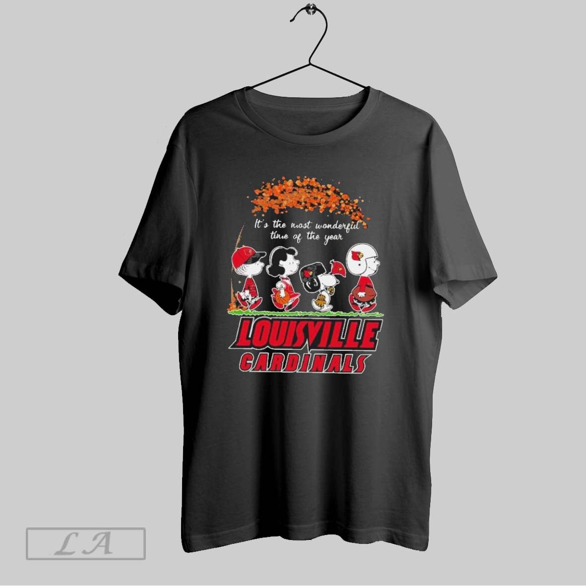 Original Louisville Cardinals And Peanuts Character Its The Most Wonderful Time Of The Year