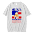 Original Meg Stalter Prettiest Girl In America United States Flag Comedy Tour Tshirts
