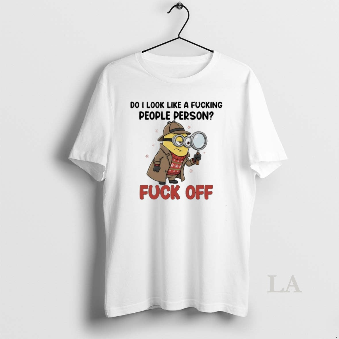 Original Minions Christmas Do I Look Like A Fucking People Person Fuck Off T-Shirts, Hoodie, Sweatshirt | RetroVerseTees.com