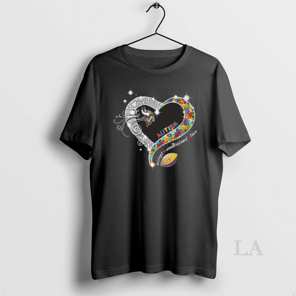 Original Minnesota Vikings Accept Understand Love Autism Diamond Heart 2026 T-Shirts, Hoodie, Sweatshirt | RetroVerseTees.com